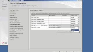 Microsoft SQL Server 2008R2 Installation steps