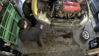 JAPCOM Honda Civic EG SiR B16a Removal Time Lapse
