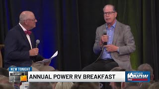 RV Industry Power Breakfast, push for jailhouse informant reform and nurse-patient ratio