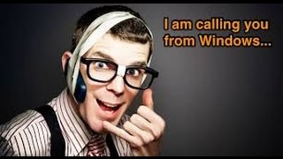 Fake Microsoft Tech Support Scammer