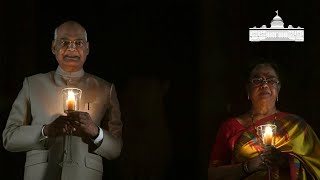 President Kovind lights a candle to express solidarity with nation in fight against COVID-19