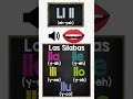 Las Silabas: Letra Ll ll 🌎 Spanish Syllable Pronunciation