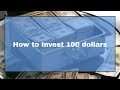 How to Invest 100 Dollars