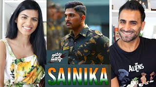 SAINIKA Full Video Song REACTION!!! | Naa Peru Surya Naa illu | Allu Arjun