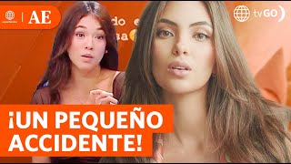 Natalie Vértiz suffered a small accident | América Espectáculos (TODAY)