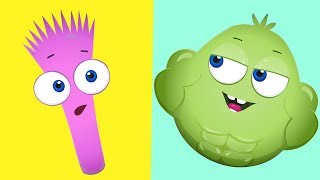 Op and Bob | Weak and Strong | Animated Cartoon for Kids
