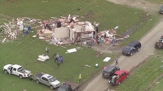 RAW VIDEO: Storms destroy home in Van Zandt County