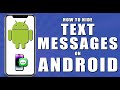 How to hide text messages on android (2024)