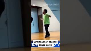 Teacher, student go viral for 'veggie dance' battle