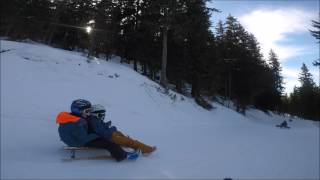 Rodelen op de Hochwurzen - sneeuwklas 2017 De Stadspoort