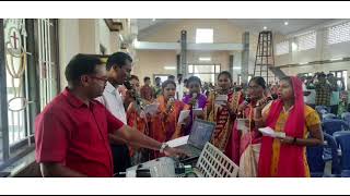 Neengathe maraiye commuion song by St ANN'S CHOIR GROUP Sandanapalayam