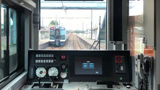 JR外房線E131系0番台展望動画です。長者町駅から東浪見駅間です。