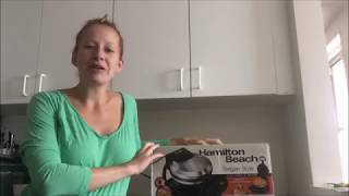 Hamilton Beach Waffle Maker Review