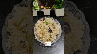 Hyderabadi bagara rice recipe/ authentic bagara rice 😋👌 #shorts #short