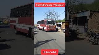 GSRTC Surendranagar - Vadnagar #khajurbhai #hardikdavevlogs #bus #gsrtcbus #rajkot #ahemdabad