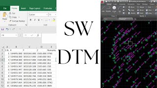 How to Import Survey Data into AutoCAD using SW DTM