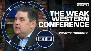 A WEAK WESTERN CONFERENCE?! Brian Windhorst explains 🔎 | Get Up