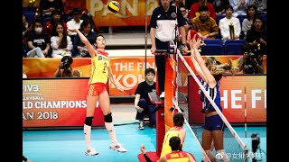 ZhuTing朱婷 Highlights | China VS Italy- Semi-Finals | FIVB Women's World Championship Japan 2018