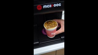 The Food-grade Latte Art Printer WS-V2 can print various patterns on latte#mcilpoog #coffee#latte