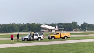 United CRJ 200 Takeoff Oshkosh