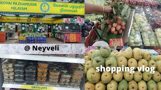 Neyveli Kovai Pazhamudir Nilayam Shopping Vlog|#glitteringSpace|