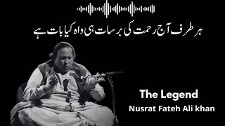 Aastan Hai Yeh Kis Shah-E-Zeshan Ka | Ustad Nusrat Fateh Ali Khan|The Legend|Har taraf aj rehmat ki