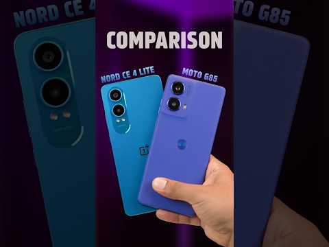 Best phone under 20k? Moto G85 5G vs Oneplus Nord CE 4 Lite 5G comparison! #shorts #moto #oneplus