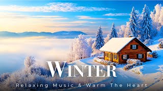 Relaxing Winter Music❄️Heal The Heart And Blood Vessels And Warm Your Heart ~ 4K Snowy Winter Pines