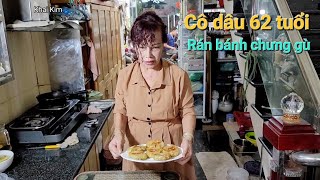 CÔ DÂU 62 TUỔI khéo léo, đảm đang, rán bánh trưng gù tự làm. Thu Sao Hoa Cương mới nhất