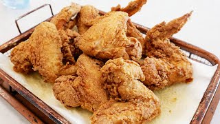 Southern Fried Chicken Wings | How To Make Crispy Fried Chicken | So Easy!