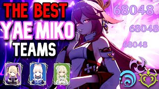 The BEST NEW Yae Miko Teams | Aggravate, Hyperbloom, Hypercarry and more!