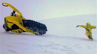 Calin Donca si snowmobiluri zburatoare! ( interzis celor sub 18 ani! )