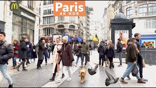 Paris France, HDR walking in Paris - March 4, 2023 - 4K HDR 60 fps