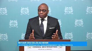 Retour des exilés au Bénin : Le porte-parole du gouvernement se prononce