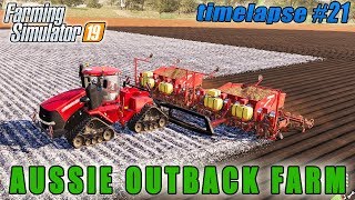 Quickly plant 44 acres of potatoes | FS 19 | Aussie Outback Australia Farm | Timelapse #21