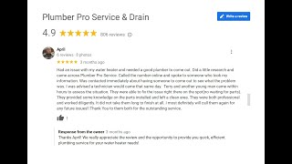 Review of Plumber Pro Service \u0026 Drains (706) 769-7761