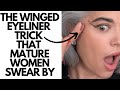 The Winged Eyeliner Trick🔥That Mature Women Swear By | Nikol Johnson