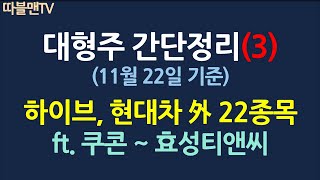 대형주 총정리(3)_11월22일