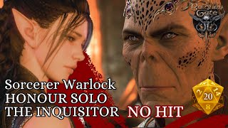 Baldur's Gate 3 Honour Mode Solo | The Inquisitor | Sorcerer Warlock | No Hit |