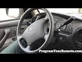 how to program a toyota avalon remote key fob 1998 2001