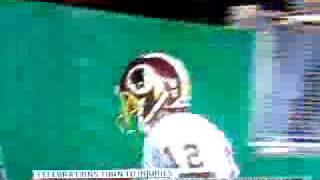 Gus Frerotte Headbutts Wall