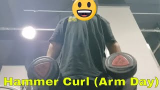 Hammer Curl (Arm Day)