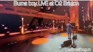 Burna Boy -  Live Performance at London O2 Brixton Academy (2020)On MelodyVR