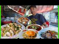 In the morning, cheap street food in KOH SDACH! Beautiful Village on the Island of Cambodia.