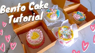 How to make Bento Cake | Lunchbox Cake Tutorial