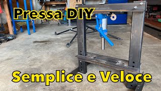 Pressa Idraulica con martinetto - DIY