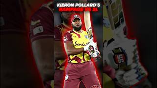 Kieron Pollard hit six sixes in an over #cricket #kieronpollard