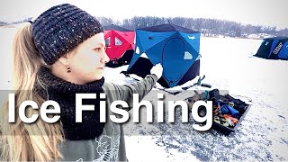 Family Ice Fishing Trip Minnesota