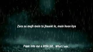 Kabhi jo badal barse sang by Arjit Singh _ easy lyrics in english translation _