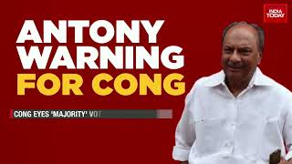 Congress Vote Bank Politics: Majority Vote Bank Crucial To Unseat Narendra Modi: AK Antony